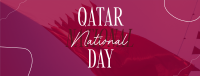Qatar National Day Greeting Facebook cover Image Preview