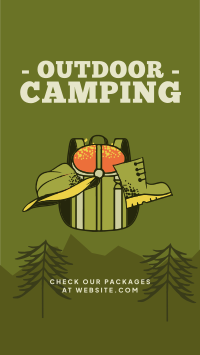 Outdoor Campsite Instagram Reel Preview