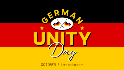 It's German Unity Day Facebook event cover Image Preview