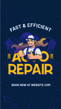 Professional Auto Repair YouTube short Image Preview