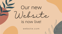 New Website Announcement Facebook event cover Image Preview