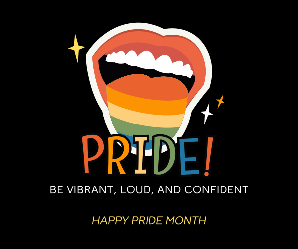 Say Pride Celebration Facebook Post Design Image Preview