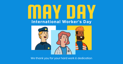 Hey! May Day! Facebook ad Image Preview