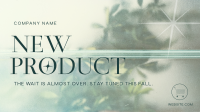 Organic New Product Video Design
