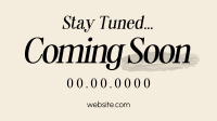 Minimalist Coming Soon Facebook event cover Image Preview