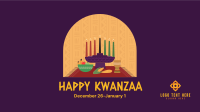 Kwanzaa Window Zoom Background Image Preview