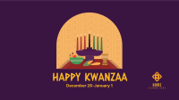 Kwanzaa Window Zoom Background Image Preview