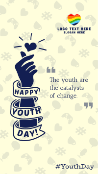 Youth Day Quote Facebook Story Design