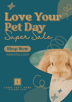 Dainty Pet Day Sale Poster Image Preview