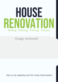 Renovation Construction Services Poster Design