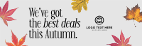 Autumn Leaves Twitter Header Design