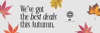 Autumn Leaves Twitter header (cover) Image Preview