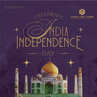 India Independence Taj Mahal Instagram post Image Preview