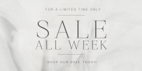 Minimalist Luxurious Sale Twitter Post Image Preview