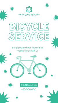 Plan Your Bike Service Facebook story Image Preview