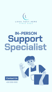 Tech Support Specialist Facebook story Image Preview