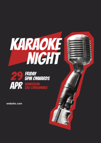 Friday Karaoke Night Poster Image Preview