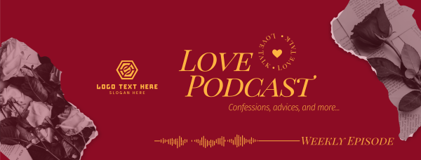 Love Podcast Facebook Cover Design