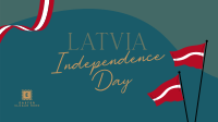 Latvia Independence Flag Video Image Preview