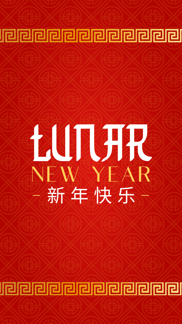 Golden Lunar Year Instagram Story Design Image Preview