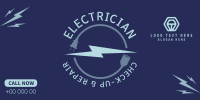 Professional Electrician Twitter post Image Preview