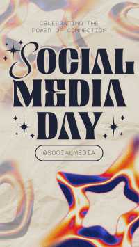 Modern Nostalgia Social Media Day Instagram Reel Design