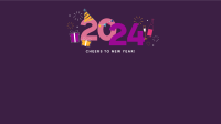 New Year 2022 Zoom Background Design