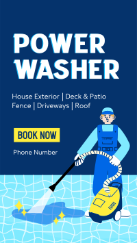 Power Washer for Rent Instagram story Image Preview