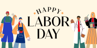 Celebrating our Workers! Twitter Post Design