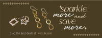 Jewelry Promo Sale Facebook cover Image Preview