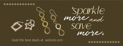 Jewelry Promo Sale Facebook cover Image Preview