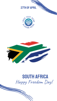 South Africa Freedom Day Instagram Story Design