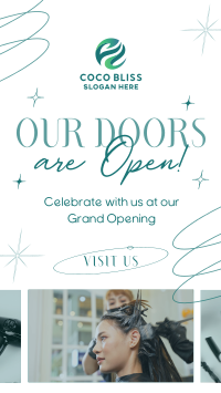 Grand Opening Salon Instagram reel Image Preview