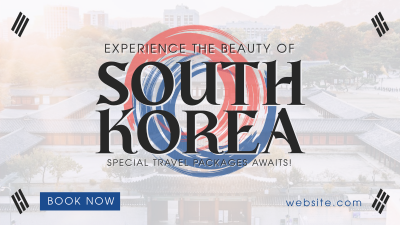 Korea Travel Package Facebook event cover Image Preview