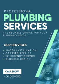 Expert Plumber Service Flyer Image Preview