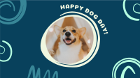 Graphic Happy Dog Day Facebook Event Cover Design