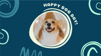 Graphic Happy Dog Day Facebook Event Cover Image Preview