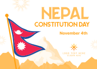 Nepal Day Postcard Design