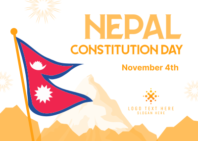 Nepal Day Postcard Image Preview