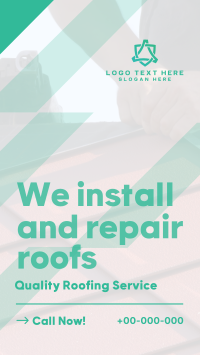 Quality Roof Service Facebook story Image Preview