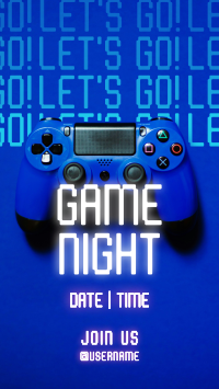 Game Night Console TikTok Video Image Preview