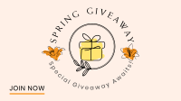 Spring Giveaway Facebook event cover Image Preview