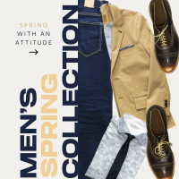 Mens Spring Fashion Instagram Post Preview