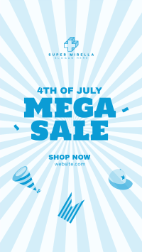 Independence Mega Sale Facebook story Image Preview