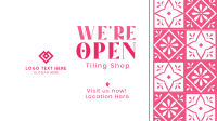 Tiling Shop Opening Facebook event cover Image Preview