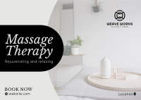 Rejuvenating Massage Postcard Image Preview