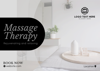 Rejuvenating Massage Postcard Image Preview