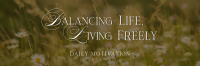 Balanced Life Motivation Twitter header (cover) Image Preview