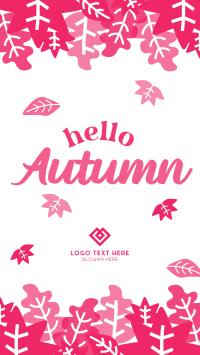 Hello Autumn Facebook Story Design