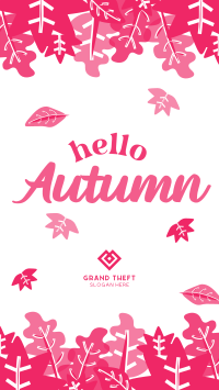 Hello Autumn Facebook story Image Preview